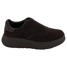 FitFlop F-Mode Leather/Suede Laceless Slip-On Sneaker