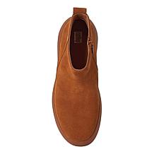 FitFlop F-Mode Suede Flatform Zip Ankle Boots