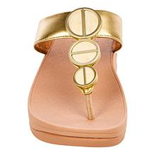 FitFlop Halo Metallic Toe-Post Sandal
