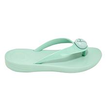 FitFlop iQushion Glossy-Button Flip Flops