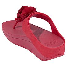 FitFlop Lulu Florrie Leather Toe-Post Sandal