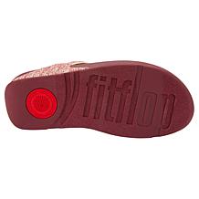 FitFlop Lulu Shimmerweave Toe-Post Sandal