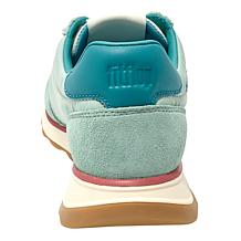FitFlop Retro-Q Metallic Fabric & Suede Sneaker