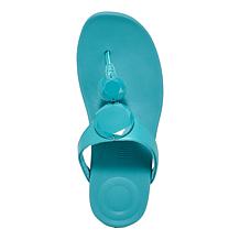 FitFlop Solary Glossy-Disc Toe-Post Sandals