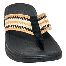 FitFlop Surfa Stripe-Webbing Toe-Post Sandal