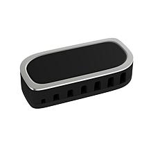 Fleming Supply Desktop Cable Organizer for 7 Wires Non-Slip Base - Blk