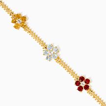 Flower Station Imperial Wheat Diamond Cut Bracelet