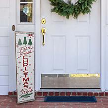 Fraser Hill 45-In. Porch Leaner Sign w/ LED Lights Indoor or Outdoor