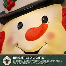 Fraser Hill Farm 19-in. Snowman Blow Mold Wall Decoration or Tree T...