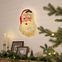 Fraser Hill Farm 20-in. Santa Claus Blow Mold Wall Decoration or Tr...
