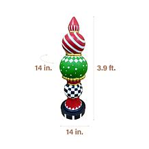 Fraser Hill Farm 3.9-Ft. Fancy Christmas Finial