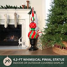 Fraser Hill Farm 4.2-Ft. Whimsical Christmas Finial