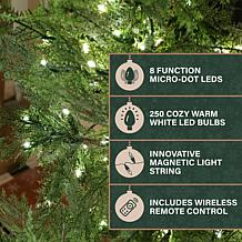 Fraser Hill Farm 5-Ft. Alpine Cedar Pre-Lit Artificial Christmas Tr...