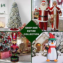 Fraser Hill Farm 7 Ft. Pre-Lit Inflatable Nativity Scene
