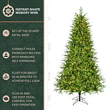 Fraser Hill Farm 7.5-Ft. Heritage Pine Pre-Lit Artificial Christmas...
