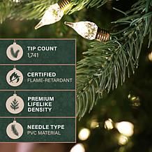 Fraser Hill Farm 7.5-Ft. North Star Pine Pre-Lit Artificial Christm...
