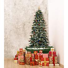 Fraser Hill Farm Let It Snow 67" Musical Tree w Grn Base/Snow Function