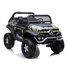 Freddo Toys 12V Mercedes Benz Unimog 2-Seater Ride-on Car