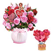 Fresh Cut Paper Valentine's Day s/4 Pop-up Cards