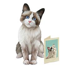 Freshcut Paper Set of 3 Pop-Up Pet Greeting Cards w/Accessories