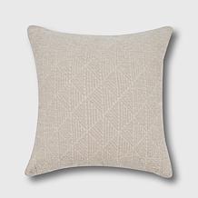 Freshmint Logan Reversible Geometric Chenille Pillow