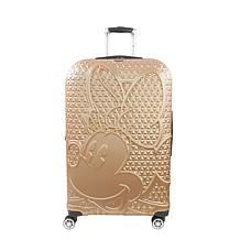 FUL Disney Minnie Mouse 29" Hard Sided Rolling Luggage, Taupe