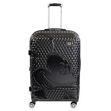 FUL Disney Textured Mickey Mouse 29" Hard Sided Luggage, Black