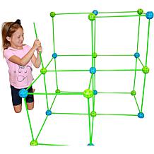 Funphix 77-Pc Fort Building Kit with Glow in the Dark Sticks