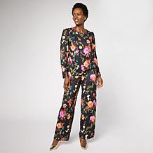 Nina Leonard 2-piece Tweed Cardi and Skirt Set | HSN