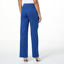 G by Giuliana Black Label High-Rise Woven Wide Leg Trouser