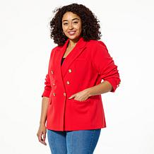 G by Giuliana Black Label Papa DePandi Collab Double-Breasted Blazer