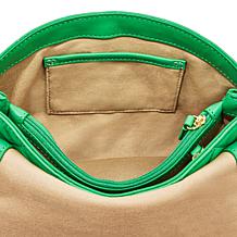 G by Giuliana Black Label Quilted Lamb Leather Crossbody