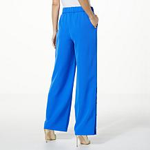 G by Giuliana Black Label Stretch Twill Side Snap Pant