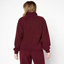 G by Giuliana Black Label Teddy Lux Quarter Zip