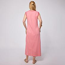 G by Giuliana Cotton Spandex Midi Dress
