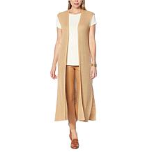 G by Giuliana Duster Sweater Knit Vest