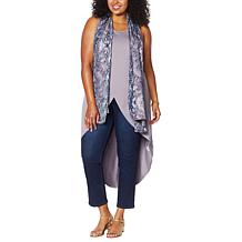 G by Giuliana EcoLuxe Drama Tank with Scarf