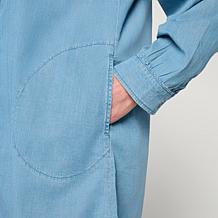 G by Giuliana Featherweight Button-Front Dress