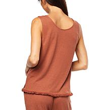 G by Giuliana Jet Set G Linen-Blend Tank