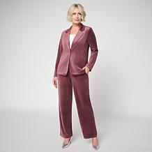 G by Giuliana Knit Uncut Cord Wide Leg Pant