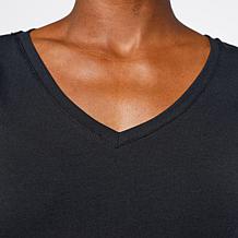 G by Giuliana Long Sleeve Jersey Knit V-neck Dress