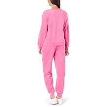 G by Giuliana LounGy 2-piece Cozy Fleece Knit Lounge Set