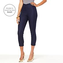 G by Giuliana Retro Slim Crop Pant with Hide-and-Chic Waistband