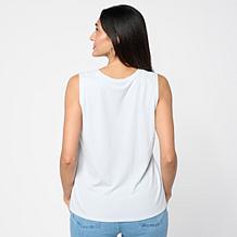 G by Giuliana Ribbed Knit V-Neck Tank