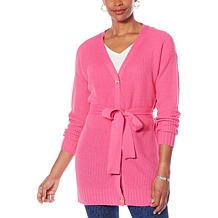 G by Giuliana Sweater Knit Button-Front Cardigan