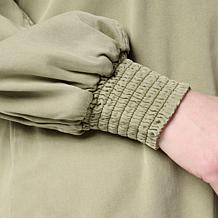 G by Giuliana Woven Featherweight Big Shirt