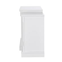 Gallatin Simulated Stone Electric Fireplace with Bookcases