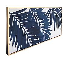 Gallery 57 Blue Palms 19" x 45" Floating Canvas