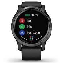 Garmin Vivoactive 4 GPS Smartwatch in Slate and Black