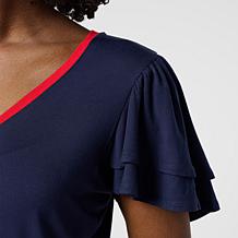 GBG Ecoluxe Top w/ Ruffle